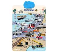 Tableaux muraux parlants pour | avec matériel d'apprentissage interactif et divertissant, Poster éducatif, pour la Maison, la Salle de Classe, l'école, Le Temps Familial, l'intérieur et