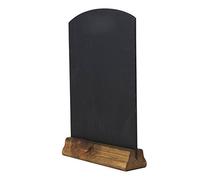 Tableaux Noirs avec Socle pour Dessus de Table - Bois - Noir - 31 x 21 x 4 cm