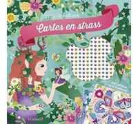 Tableaux Strass - Pochette avec 6 cartes autocollantes et 550 strass - À partir de 6 ans