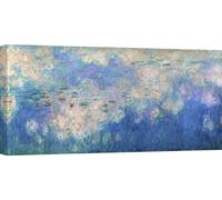 Tableaux sur toile - Claude Monet, Nymphéas : nuages - 140x70 cm