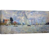 Tableaux sur toile - Claude Monet, Régate à Argenteuil - 120x60 cm