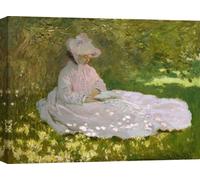 Tableaux sur toile - Claude Monet, Springtime - 100x70 cm