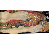 Tableaux sur toile - Gustav Klimt, Serpents de mer - 70x35 cm
