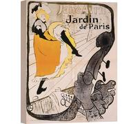 Tableaux sur toile - Henri Toulouse-Lautrec, Jane Avril Poster - 80x60 cm