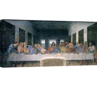 Tableaux sur toile - Leonardo da Vinci, La Cène - 140x70 cm