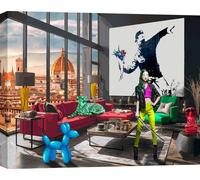 Tableaux sur toile, Pop Art moderne - Gerard Madau, Surrealofts : Florence - 120x90 cm