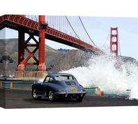 Tableaux sur toile - Under the Golden Gate Bridge, San Francisco - 60x40 cm