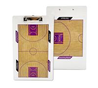 Tableauz Tactique Basketball, Tableau D'entraînement de Basketball, Surface D'écriture Durable, avec Pièces D'échecs Magnétiques et Marqueurs, Idéal pour L'entraînement