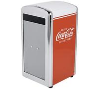 TableCraft Coca-Cola CC342 Drink, distributeur de serviettes Coca-Cola, rouge, de petite taille