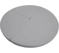 Tabledance Strip Stange Tapis de Crash de Danse de pôle Pliant Rond, Coussin de sécurité pour l'exercice et Le Yoga Rembourrage en Mousse w/EPE(140cm/4.6ft/55in,Thick 3cm/1in)