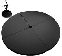 Tabledance Strip Stange Tapis de Crash Rond Pliable, Tapis de sécurité d'exercice pour Studios, Maison(100cm/3ft/39in,Thick 5cm/2in)