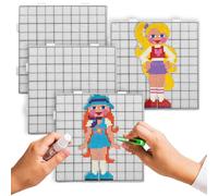 Tableros Perforados De Cuentas Fusibles, Bandeja Reutilizable Para Manualidades De Precisión, Bandeja De Clasificación De Tableros De Cuentas Fundidas | Para Adultos, Adolescentes, Principiantes, Crea