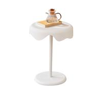 Tables à Boissons pour Petits espaces, 16,53" de diamètre x 22,44" de Hauteur, Table d'appoint Ronde, Table d'appoint, Table de Chevet, Assemblage Facile, Table Basse d'appoint