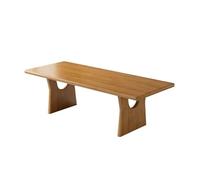 Tables à Manger Table à Manger rectangulaire en Bois Massif for Restaurant, Maison, Petit Appartement, Table à Manger en rondins Table Basse(160cm)
