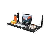 Tables à manger, table pliante Tailgate, support de coffre, trous de surface pour Jeep Wrangler JK, pour le placement des aliments, des objets du quotidien, 62,74 x 31,24 x 3,81 cm, noir