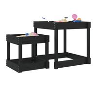 Tables à Sable Activité Jardin Terrasse Extérieur 2pcs Bois de Pin Massif vidaXL