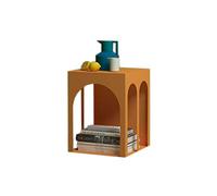 Tables Armoire Latérale De Canapé, Arc Carré Multifonctionnel, Petite Table Basse Créative, Support De Fleurs / Étagères / Présentoir De Meubles / Support For Animaux De Compagnie, 2 Couleurs(Orange,1
