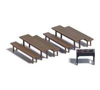 Tables banc et barbecue# G