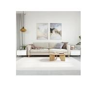 Vidaxl Tables Basses 2 Pcs Blanc Brillant 50x46x35cm Bois D'ingénierie Blanc