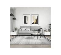 Vidaxl Tables Basses 2 Pcs Blanc Brillant 50x46x35cm Bois D'ingénierie Blanc