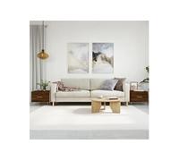 vidaXL Tables basses 2 pcs chêne marron 50x50x40 cm bois d'ingénierie 829379