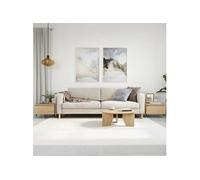 vidaXL Tables basses 2 pcs chêne sonoma 50x46x35 cm bois d'ingénierie 830851