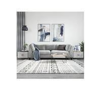 Vidaxl Tables Basses 2 Pcs Gris Béton 50x50x40 Cm Bois D'ingénierie Gris