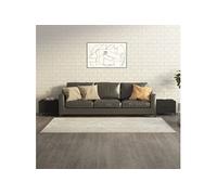 vidaXL Tables basses avec pieds en métal 2 pcs Noir 50x50x40 cm 812729