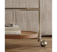 Tables Basses Desserte de Cuisine, canapé, Table d'appoint, Planche à Roche Mobile, Bois, Salon, Maison, café