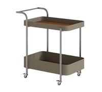 Tables Basses Desserte de Salle à Manger, canapé, Table d'appoint, Salon, Maison, Selle Mobile, Cuir, léger, Support Rangement Luxe