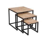 Tables basses gigognes bois Edena Atmosphera