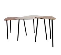 Tables Basses Loft Triangle Vintage Set De 3 Kare Design Multicolore