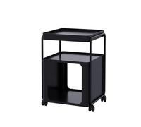 Tables Basses Nouvelle Maison intérieure canapé Table d'appoint Salon Petite Basse Balcon Chambre Amovible créatif(Black)