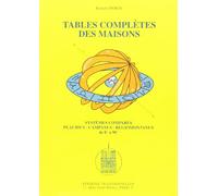TABLES COMPLÈTES DES MAISONS