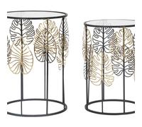 TABLES COUPLE GLAM FEUILLES