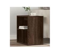vidaXL Tables d'appoint 2 pcs chêne marron 50x30x50 cm bois ingénierie