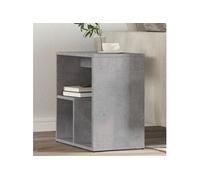 Tables d'appoint 2 pcs gris béton 50x30x50 cm bois d'ingénierie, bout de canapé, table de canapé, table de salon, 840562
