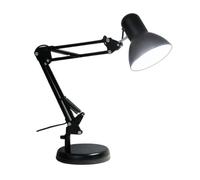 Tables d'appoint Lampe de bureau, lampe à bras pivotant réglable, lecture rétro classique avec support d'ampoule E27 for la, le chevet, et plus encore Décoration
