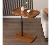 Tables D'appoint Réglables, Table D'appoint en Forme De C pour Canapé, Table D'appoint Moderne en Forme De C pour Salon/Chambre, Plateau TV Coulissant en Dessous,A1