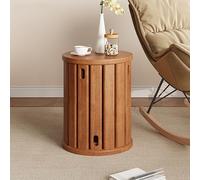 Tables d'appoint rondes empilables, pour salon, entrée, salle à manger, tabouret gigogne 4 en 1, en bois massif, polyvalent comme table de chevet, table basse, tabourets de salle à manger de loisirs