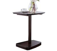 Tables d'appoint Style Japonais Canapé Table D'appoint Dans Le Salon, Table D'appoint Avec Base, Table En Chêne Massif, Portable/Téléphone Debout, 3 Couleurs Moderne & Simple(Noyer Foncé)