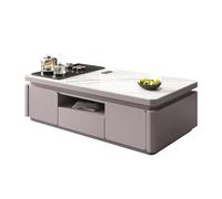 Tables D'appoint Table Basse en Ardoise Simple et Moderne, décoration de à thé for Salon, Maison, Bureau(A,S-130cm)