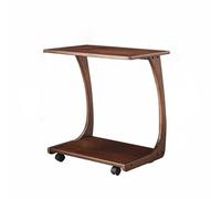 Tables d'appoint Table d'appoint de canapé en Bois Massif, Meuble Amovible avec roulettes, Mini Basse, Salon, Petit Coin carré for la Maison