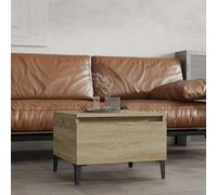 Table d'Appoint, Table Basse avec Tiroir, Bout de Canapé avec Rangement, Meuble de Salon Maison, Industriel, Chêne Sonoma Bois d'Ingénierie