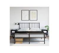 Tables de Chevet Armoires de Lit Rangement Chambre 2 pcs Anthracite Acier vidaXL
