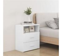 Tables de chevet 2 pcs Blanc 50x32x60 cm Blanc G