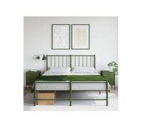 Tables de chevet 2 pcs vert olive 36x39x50,5 cm acier 842931