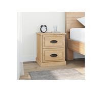 Tables De Chevet 2pcs Chêne Sonoma 39x39x47,5cm Bois Ingénierie Vidaxl Vidaxl Multicolore