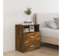 Tables de Chevet Armoire de Lit Chambre Intérieur 2 pcs Chêne Sonoma vidaXL