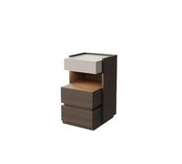 Tables de Chevet en Bois Massif Chambre à Coucher Casier Simple Petit Casier de Rangement Table de Chevet Table de Chevet Haute Armoire Chambre Chevet (01)